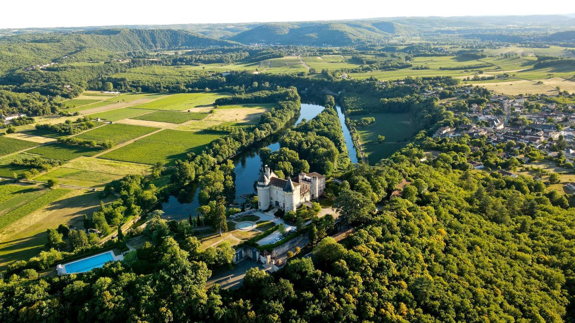 Chateau De Mercues Bagian luar foto